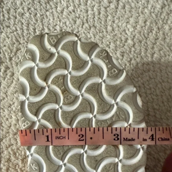 Birkenstock Arizona Two-Strap Sandals in Vegan Ombre Purple Fog/Apricot - size 7 - Picture 14 of 15